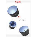 Arçelik Uyumlu Ocd 609 Yw - Oc 608 Yı Ankastre Set Üstü Gri Ocak Düğmesi