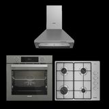 Arçelik Yeni Inox Ankastre Set - Gri