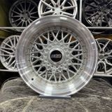 Arceo 16 İnç 4X100 Bbs 9-10 Ofset Uyumlu Gümüş Jant Modeli (4 Adet)