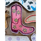 Arche Ceramic El Yapmı Seramik Servis Tabağı - Kovboy Çizmesi 3 - 31X25 cm - Tekli - 31 x 25 cm