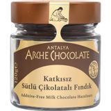 Arche Chocolate Katkısız Sütlü Çikolatalı Fındık Ezmesi 120gr | El Yapımı, Katkı Maddesi İçermez, Cam Kavanoz, VEGAN