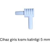 ARCHER Dijital Tansiyon Aleti Konnektör Jak Bağlantı Aparatı Beyaz L Tıp 5 Mm