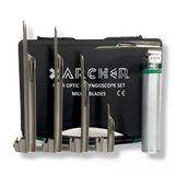 Archer Fiberoptik Laringaskop Set Miller No : 0,1,2,3,4