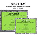 Arches Cold Pressed 185 gr 20 Yaprak Sulu Boya Blok Defter