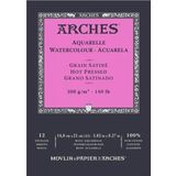 Arches Hot Press Natural White 300 gr A5 12 Sayfa Sulu Boya Defteri