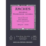 Arches Hot Pressed 300 gr 12 Yaprak Sulu Boya Blok Defter
