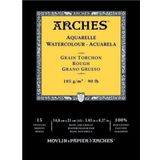 Arches Rough Natural White 185 gr A5 15 Sayfa Suluboya Defteri