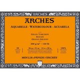 Arches Suluboya Blok - 36X51Cm - 300Gr. - 20 Yaprak - Kalın Doku