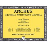 Arches Suluboya Blok Defter - Kalın Doku - 185 gr 23 x 31 cm - 20 Yaprak