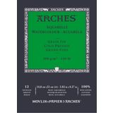 Arches Suluboya Defteri, 14, 8 X 21Cm, 12 Sayfa, 300Gr
