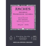 Arches Suluboya Defteri, 23 X 31Cm, 12 Sayfa, 300Gr