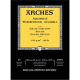 Arches Suluboya Defteri Blok Rough - Kalın Doku 185 gr 15 x 21 cm 15 Yaprak