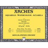 Arches Suluboya Defteri Blok Rough - Kalın Doku 185 gr 23 x 31 cm 20 Yaprak