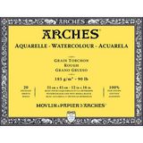 Arches Suluboya Defteri Blok Rough - Kalın Doku 185 gr 31 x 41 cm 20 Yaprak