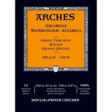 Arches Suluboya Defteri Blok Rough - Kalın Doku 300 gr 12 Yaprak A5 15 x 21 cm