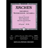 Arches Suluboya Defteri Blok Sıcak Baskı - Düz Doku 185 gr 15 x 21 cm 15 Yaprak