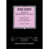 Arches Suluboya Defteri Blok Sıcak Baskı - Düz Doku 185 gr 21 x 29 cm 15 Yaprak