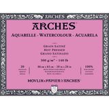 Arches Suluboya Defteri Blok Sıcak Baskı - Düz Doku 300 gr 46 x 61 cm 20 Yaprak