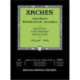 Arches Suluboya Defteri Blok Soğuk Baskı - Orta Doku 185 gr 15 x 21 cm 15 Yaprak