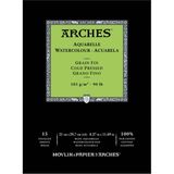 Arches Suluboya Defteri Blok Soğuk Baskı - Orta Doku 185 gr 21 x 29 cm 15 Yaprak