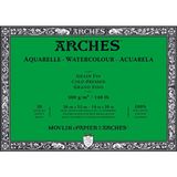 Arches Suluboya Defteri Blok Soğuk Baskı - Orta Doku 300 gr 36 x 51 cm 20 Yaprak