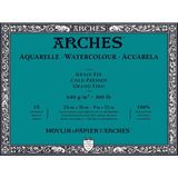 Arches Suluboya Defteri Blok Soğuk Baskı - Orta Doku 640 gr 23 x 31 cm 10 Yaprak