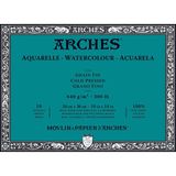 Arches Suluboya Defteri Blok Soğuk Baskı - Orta Doku 640 gr 26 x 36 cm 10 Yaprak