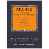 Arches Suluboya Defteri Rough Natural White 300 gr 23x31 cm 12 Sayfa