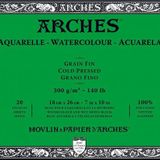 Arches Watercolor 300gr 18x26cm 20yp Cold Pressed Suluboya Blok / A1795058