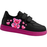 Archie Pet Jeliy Beliy Sweet Ayıcık Baskılı Kız Çocuk Spor Ayakkabı - Siyah-Pembe