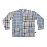 Archimede Erkek Çocuk Pijama Takımı - 12 Yaş - Bej - Mavi