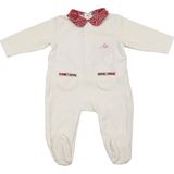 Archimede Kız Bebek Kadife Tulum - 1,5 Yaş - Krem