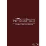 Architectural Sketch book | 7x10 Dot Grid | Mountain Modern | Red