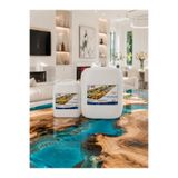 ARCMARİN KİMYA VE DENİZCİLİK HIRDAVAT Arc 150 Ultra Şeffaf Döküm Tipi Kristal Clear Epoksi Reçine -25 Kg Set