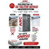 ARCMARİN KİMYA VE DENİZCİLİK HIRDAVAT Su Yalıtım Boyası UV Dirençli Esnek Güçlü Parlak Teras Çatı Otopark Yalıtım Boyası 1K PU Dekoratif Boya