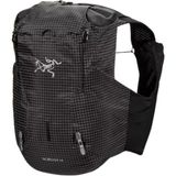 Arc'teryx Norvan 14 Koşu Yeleği, Su Geçirmez, 2X500ML Matara, Recco Reflektörlü, Hafif ve Nefes Alabilir - Siyah