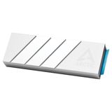 ARCTIC M2 Pro soğutucu M.2 2280 SSD için, ARCTIC TP-3 fanlı, PC ve PS5 ile uyumlu, tek ve çift taraflı SSD'ler için, gümüş