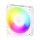 ARCTIC P12 Pro Ters A-RGB - Ters Hava Akışlı 120 mm Premium Fan, Y Kablo Bölücü ile PWM Fan, 500-3000 RPM, 0 RPM <% 5 PWM, 5V Dijital RGB, hidrodinamik Rulman, 4-Pin - Beyaz
