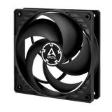 ARCTIC P12 Silent – 120 mm kasa fanı, statik basınç için optimize edilmiştir, kasa fanı, özellikle sessiz, 1050 devir/dakika – Siyah