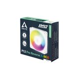 Arctic P12Pro Reverse ARGB White 120mm 3000RPM 73CFM Yük. Perf. Ters Hava Kasa Fanı ACFAN00325A