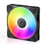 ARCTIC P14 Pro Reverse A-RGB - 140 mm Premium Ters Hava Akımlı Vantilatör, Y Kablo Ayırıcılı PWM Vantilatör, 400-2650 rpm, 0 devir<% 5 PWM, 5 V Dijital RGB, FDB, 4-Pin - Siyah
