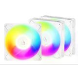 Arctıc P14 Pro Reverse A-Rgb White 3Lü Acfan00328a, 140 Mm A-Rgb Pwm, 3Lü Paket, Beyaz Kasa Fanı
