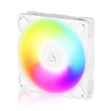 ARCTIC P14 Pro Ters A-RGB - Ters Hava Akışlı 140 mm Premium Fan, Y Kablo Bölücü ile PWM Fan, 400-2650 RPM, 0 RPM <% 5 PWM, 5V Dijital RGB, hidrodinamik Rulman, 4-Pin - Beyaz