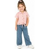 Ard Kids Kız Çocuk Bayramlık 2'li Takım Çiçek Desenli - 2 Yaş - 002-Pembe