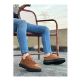 Arda BA0104 Bağcıklı Taba Süet Siyah Taban Spor Klasik Erkek Ayakkabı