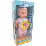 Arda Bebek 38 cm Türkçe Konuşan Kolları ve Kafası Harekeli Et Bebek - Çok Renkli