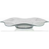 Arda Cam Estonia Clear Servis Tabağı 27 cm - şeffaf beyaz - Beyaz Şeffaf