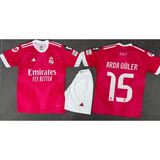 Arda Güler Real Madrid Yeni Sezon Forması Çocuk - Pembe - 11 - 12 Yaş