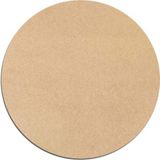 Ardecem-Bilgisayar Ham Mdf Levha 3mm 24 Adet Daire Lazer Kesim Supla Çap 30 cm