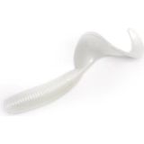 Ardeppo 6 cm Gerçek Görünümlü Silikon Bloodworm Yapay Suni Balık Yemi - 6 Adet - Beyaz